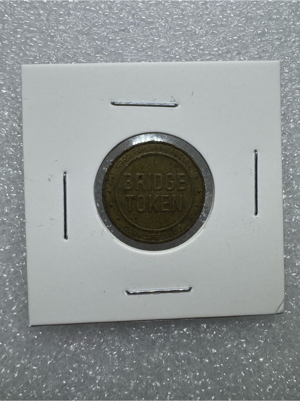 1934–1950 Delaware River Joint Toll Bridge Commission Bridge Token